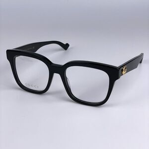 NEW Gucci  GG0958O 004 Black Rectangle Unisex Eyeglasses